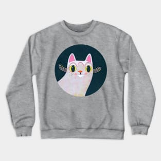 White Cat Crewneck Sweatshirt